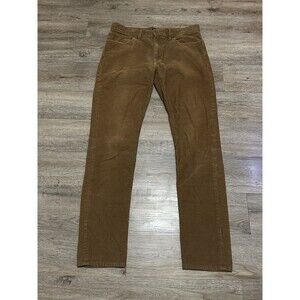 J. Crew Men's Slim Straight Corduroy Pants 32 x 32 Brown